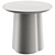 Modern Round Grey Side Table 3D model small image 1