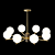 Modern Glass Orb Chandelier Lamp 3D model small image 2