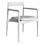 Elegant Calma Dining Chair 3D model small image 7