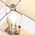 Quartz Panel Brass Bedside Lamp 3D model small image 10