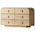 Chic Statement 6-Drawer Dresser 3D model small image 1