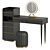 Modern Black Vanity Set, 2015 3D model small image 1