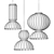 Elegant Arga Pendant Light 3D model small image 5