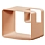 Minimalist Bedside Nightstand Set 3D model small image 4
