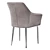 Elegant Lucia Dining Chair 3D model small image 3