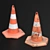 Parking Posts & Cones Set 3D model small image 2