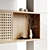 Modern Shelving Unit with Decor Pieces 3D model small image 4