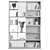 Modern High-Quality Shelving Unit 3D model small image 4