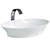 TOTO TL L4724E Semi-Recessed Basin 3D model small image 2