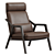 Elegant Porada Loretta Armchair 3D model small image 1