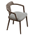 Elegant Porada Tilly Armchair 3D model small image 5