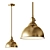 Metal Bell Pole Pendant Light 3D model small image 2