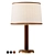 Riley Leather Table Lamp 3D model small image 1