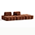 Trocadero Sofa By Bobochic 3D model small image 3