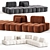 Trocadero Sofa By Bobochic 3D model small image 5