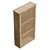  Modern Walnut Shoe Cabinet 3D model small image 5