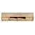 Modern Rattan TV Cabinet with Storage 3D model small image 3