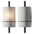 Modern PBR Shaw Sconce, 100x160x380mm 3D model small image 1