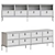 Elegant Fendi Casa Tiretto Sideboard 3D model small image 9