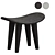 Sleek Concrete Malcolm Bench 3D model small image 1
