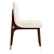 Elegant Jenny Dining Chair 3D model small image 3