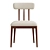 Modern Arcos Dining Chair Set 3D model small image 2