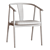 Santolina Gray Smoked Oak Chair 3D model small image 4