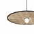 Rattan Pendant Light 100cm Wide 3D model small image 6