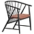 Gemla's Sunfeather Armchair: Elegant Comfort 3D model small image 7