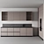 Customizable Modern Kitchen Design 3D model small image 2