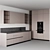 Customizable Modern Kitchen Design 3D model small image 3