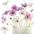 Field Flowers Bouquet in Vase 3D model small image 3