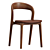 Sonoma Coco Leather Dining Chairs 3D model small image 1