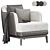 Sleek Bluemoon Chair by CPRN 3D model small image 1