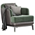 Sleek Bluemoon Chair by CPRN 3D model small image 3