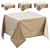 Square Tablecloth Set - Linen Collection 3D model small image 1