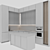  Modern Editable Kitchen Unit 3D model small image 6