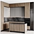  Modern Editable Kitchen Unit 3D model small image 7