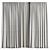 Corona Vray Curtain Set M67 3D model small image 3