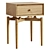 Scandinavian Style Bedside Table 3D model small image 1