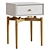 Scandinavian Style Bedside Table 3D model small image 3