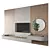 Modern TV Wall Interior Model 3D model small image 1