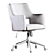 Boucle Desk Chair Upholstered Model 3D model small image 7