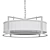 ADEN Pendant Chandelier by ImperiumLoft 3D model small image 3