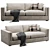 Lakeview Upholstered Sofa 94 3D model small image 3