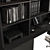 Modern Home Office Furniture Set 3D model small image 4