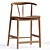 Sleek Byers Counter Stool 3D model small image 3