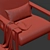 Modern Designer Armchair 3D Model 3D model small image 4