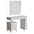 Antonietto Vanity Table, Canora Grey 3D model small image 2