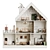 Miniature Toy Dollhouse Set 3D model small image 2